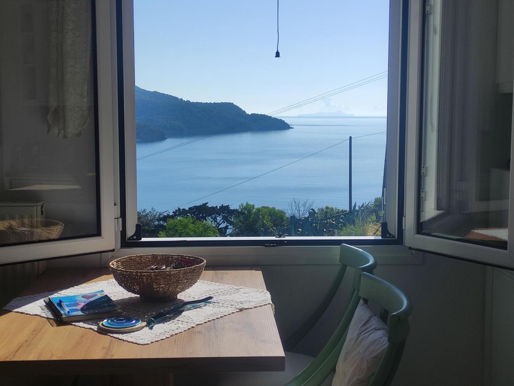 הוילה Poros Town Sunrise View House מראה חיצוני תמונה